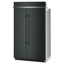 Kitchenaid® Réfrigérateur côte à côte encastré avec intérieur platine - 48 po - 30 pi cu KBSN748SJP