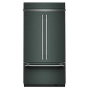 Kitchenaid® Réfrigérateur à portes françaises et congélateur inférieur avec intérieur platine - 42 po - 24.2 pi cu KBFN542SJP