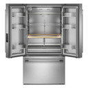 Kitchenaid® Réfrigérateur à portes françaises avec distributeur d’eau et de glaçons intérieur - 31 pi cu KRFF336SPS