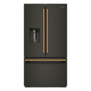 Kitchenaid® Réfrigérateur à portes françaises avec distributeur d’eau et de glaçons extérieur - 30 pi cu KRFF436SBE