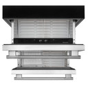 Kitchenaid® Réfrigérateur/congélateur sous le comptoir en acier inoxydable à double tiroir - 24 po KUCT524SSB