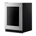 Kitchenaid® Réfrigérateur sous le comptoir avec porte en verre - 24 po KURL324SSB
