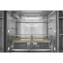 Kitchenaid® Réfrigérateur à portes françaises avec distributeur d’eau et de glaçons extérieur et tiroir réfrigéré pleine largeur FreshChill™ - 29 pi cu KRMF436SBE