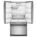 Kitchenaid® Réfrigérateur à portes françaises, profondeur de comptoir et distributeur intérieur de 22 pi cu - 36 po KRFC136TPS