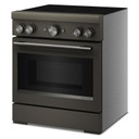 Cuisinière à induction non encastrée de style commercial à 4 éléments avec friture à air KitchenAid® de 30 po KFIS930SBE