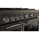 Table de cuisson commerciale au gaz à 6 brûleurs avec plaque chauffante  KitchenAid® de 48 po KFGD948SBE