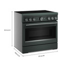 Cuisinière à induction non encastrée de style commercial à 6 éléments avec friture à air KitchenAid® de 36 po KFIS936SJP