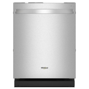 Whirlpool® Lave-vaisselle affleurant aux armoires en noir avec 3ᵉ panier - 44 dBA WDT550SAPZ