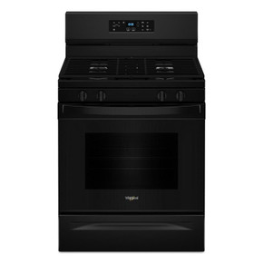 Whirlpool® Cuisinière au gaz autonettoyante avec mode sans préchauffage de 30 po WFGS3530RB