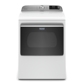 Maytag® Sécheuse intelligente électrique à chargement vertical avec bouton Extra Power - 7.4 pi cu YMED6230HW