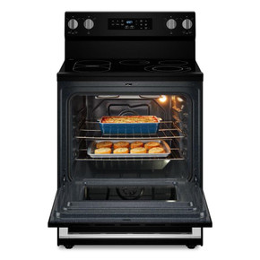 Maytag® Cuisinière électrique à convection avec friture et cuisson à air sans préchauffage - 30 po - 5,3 pi cu YMFES6030RB
