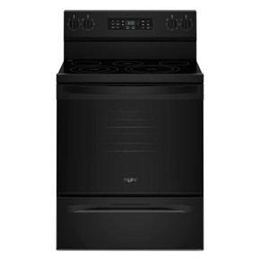 Whirlpool® Cuisinière électrique avec technologie de cuisson à air - 30 po YWFES5730SB