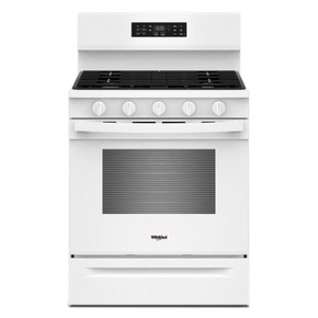Whirlpool® Cuisinière au gaz avec technologie de cuisson à air - 30 po WFGS5730SW