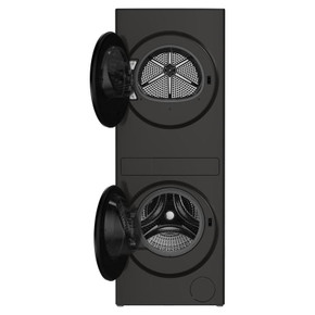 Whirlpool® Tour de lavage compacte certifiée ENERGY STAR® à pompe de chaleur de 24 po avec laveuse de 3,2 pi cu C.E.I. et sécheuse électrique de 4,3 pi cu YWFH5424SJ