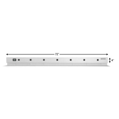 Gladiator® Barre d’alimentation pour établi à 9 prises de 6 pi (182,9 cm) GAAC68PSDW