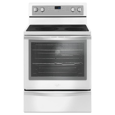 Whirlpool® Cuisinière électrique non encastrée à convection véritable - 6.4 pi cu YWFE745H0FH
