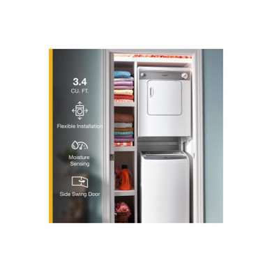 Whirlpool® Sécheuse électrique compacte avec système de séchage AccuDry™ - 3.4 pi cu LDR3822PQ