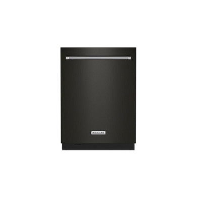 Kitchenaid® Lave-vaisselle à fini PrintShield™ avec troisième panier 360° Max Jets™ - 44 dBA KDTM604KBS