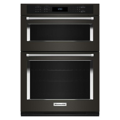 Fours mural combiné avec four à micro-ondes KitchenAid® et mode de friture à air de 30 po KOEC530PBS