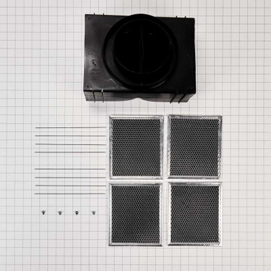 Trousse de recirculation d’air pour hotte de cuisinière sur îlot W11430922