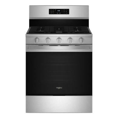 Whirlpool® Cuisinière au gaz de 30 pouces avec friture et cuisson à air, autonettoyante avec préchauffage WFGS5030RZ
