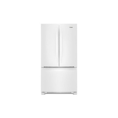 Whirlpool® Réfrigérateur à portes françaises, profondeur de comptoir et congélateur inférieur - 36po - 20picu WRFC2036RW