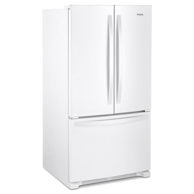Whirlpool® Réfrigérateur à portes françaises, profondeur de comptoir et congélateur inférieur - 36po - 20picu WRFC2036RW