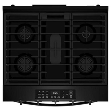 Whirlpool® Cuisinière au gaz avec technologie de cuisson à air - 30 po WSGS5030SB