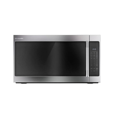 Four à micro-ondes à hotte intégrée KitchenAid® avec poignée - 2.1 pi cu YKMMS330SPS