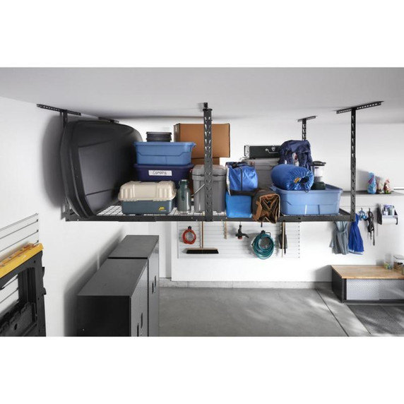 Gladiator® Tablette de rangement suspendue GearLoft™ de 4 pi (121,9 cm) X 8 pi (243,8 cm) GALS48M4JG