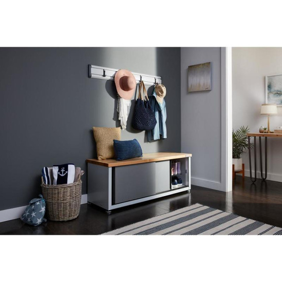 Gladiator® Banc de rangement pour souliers prêt-à-assembler GAGB54SBJW