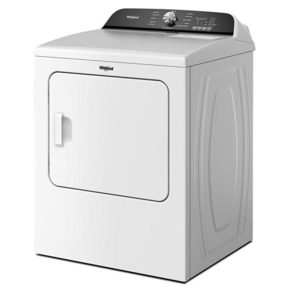 Whirlpool® Sécheuse au gaz à chargement vertical avec détection d’humidité - 7 pi cu WGD6150PB