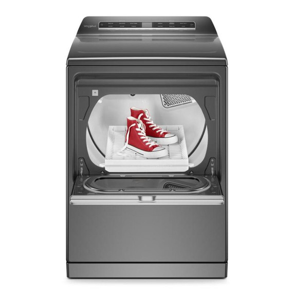 Whirlpool® Sécheuse au gaz à chargement vertical avec détection perfectionnée d’humidité - 7.4 pi cu WGD8127LC