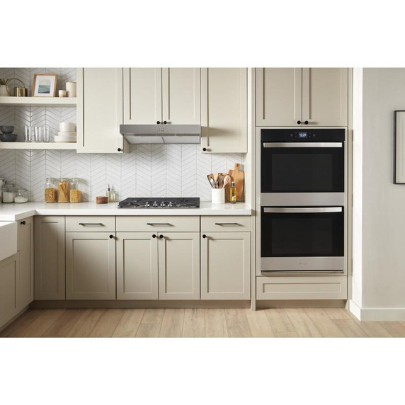 Whirlpool® Four mural double avec friture à air si connecté - 8.6 pi cu total WOED5027LZ