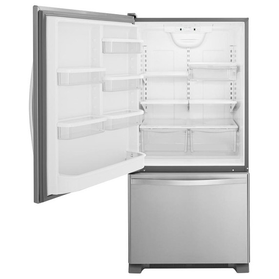 Réfrigérateur à congélateur inférieur Whirlpool 19 pi cu WRB329LFBM