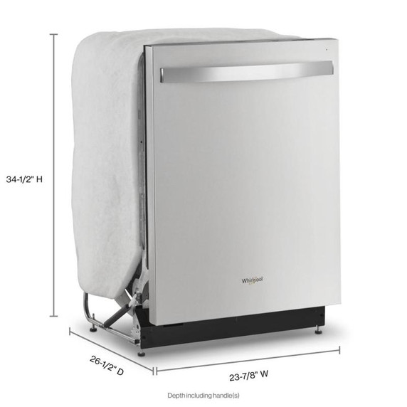 Whirlpool® Lave-vaisselle silencieux avec 3e panier - 51 dBA WDT730HAMZ