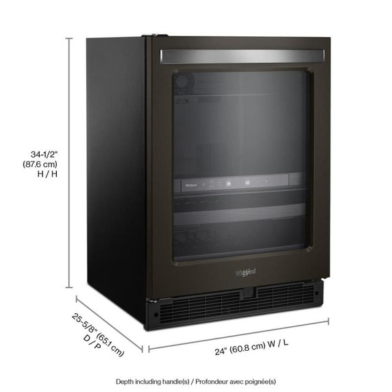 Whirlpool® Centre de rafraîchissement sous le comptoir - 24 po - 5.2 pi cu WUB50X24HV