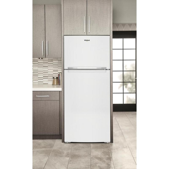 Whirlpool® Réfrigérateur à congélateur supérieur - 28 po - 16.3 pi cu WRTX5028PW