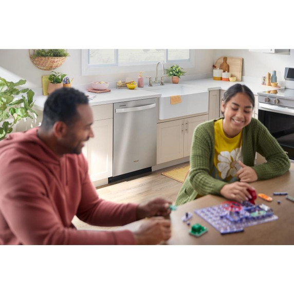 Whirlpool® Lave-vaisselle en acier inoxydable avec système de lavage à IA - 24 po - 47 dBA WDTA50SAKV