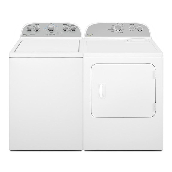 Sécheuse au gaz Whirlpool® de 7 pi³ avec programme de lavage intensif WGD4815EW