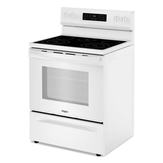 Whirlpool® Cuisinière électrique avec nettoyage à la vapeur de 30 po YWFES3330RW