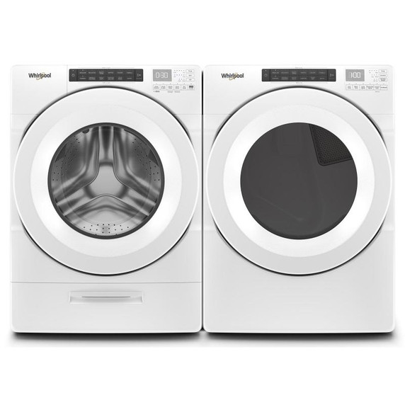 Whirlpool® Sécheuse au gaz à chargement frontal avec commandes tactiles intuitives - 7.4 pi cu WGD5620HW Whirlpool® Sécheuse au gaz à chargement frontal avec commandes tactiles intuitives - 7.4 pi cu WGD5620HW