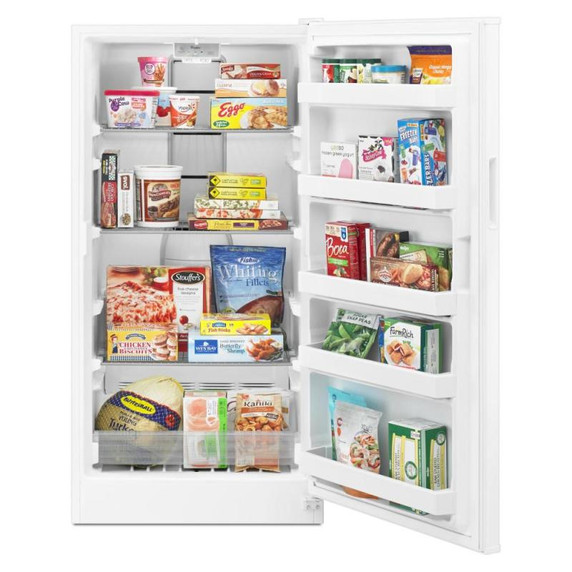 Congélateur vertical Whirlpool® de 16 pi³ avec commandes de température électroniques WZF34X16DW