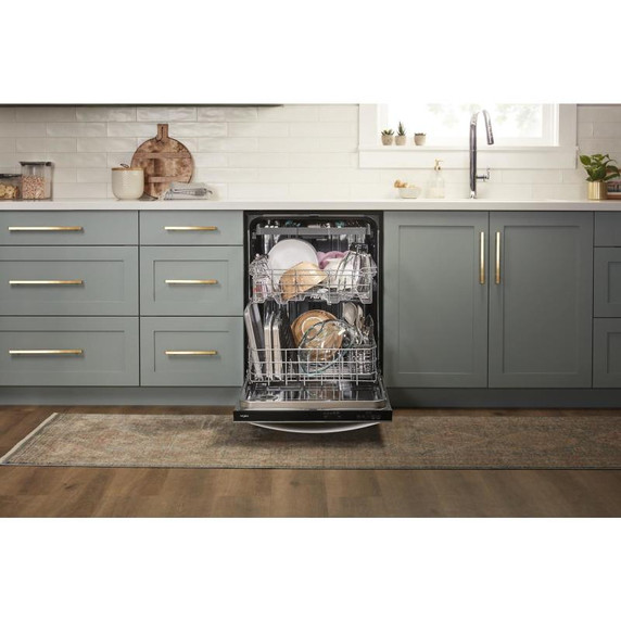 Whirlpool® Lave-vaisselle résistant aux traces de doigts à grande capacité avec 3e panier WDT970SAKZ