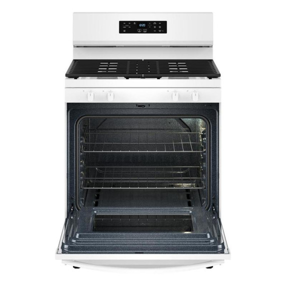 Whirlpool® Cuisinière au gaz autonettoyante avec mode sans préchauffage de 30 po WFGS3530RW