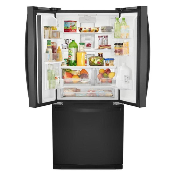 Whirlpool® Réfrigérateur à portes françaises - 30 po - 20 pi cu WRF560SEHB