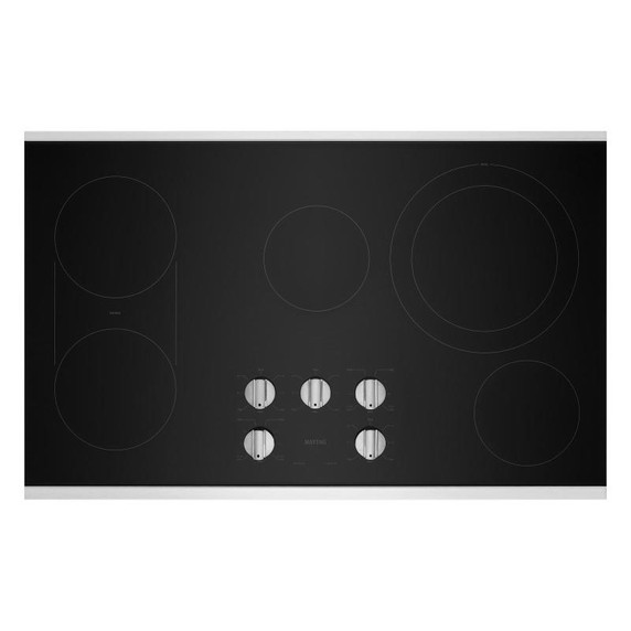 Maytag® Table de cuisson électrique avec gril et plaque chauffante réversible - 36 po MEC8836HS