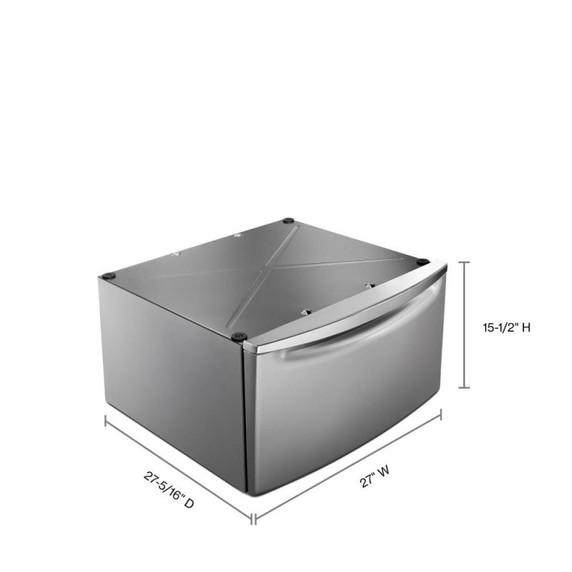 Maytag® Piédestal avec poignée chromée et tiroir de rangement - 15.5 po (39.37 cm) XHPC155YC