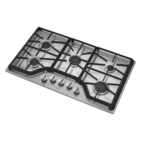 Maytag® Table de cuisson au gaz avec 5 brûleurs de puissance Power™ - 36 po MGC7536DS