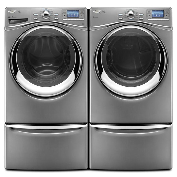 Maytag® Piédestal avec poignée chromée et tiroir de rangement - 15.5 po (39.37 cm) XHPC155XW